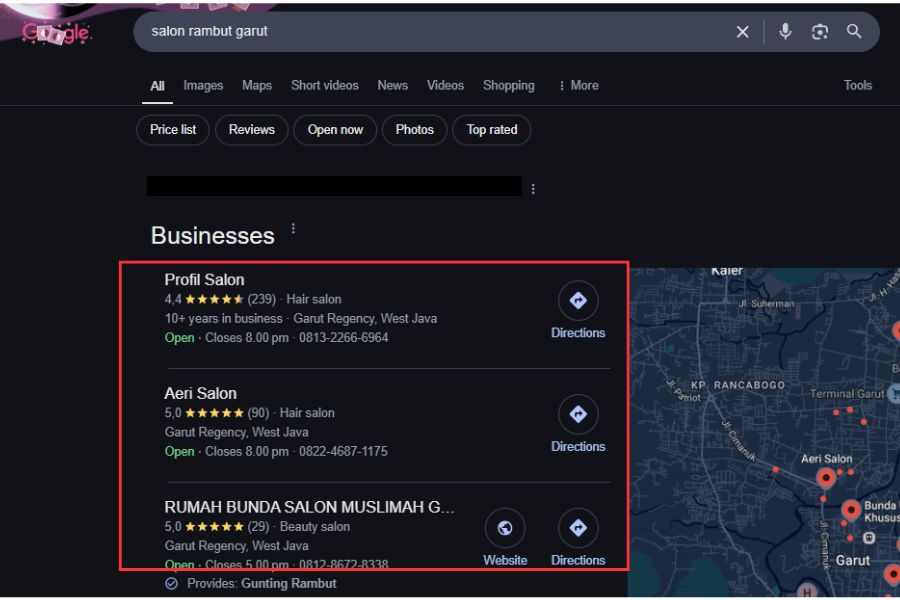 Praktik local SEO