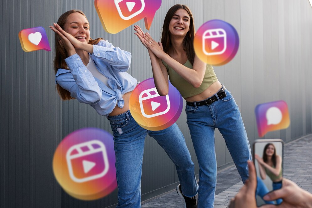gimik di social media