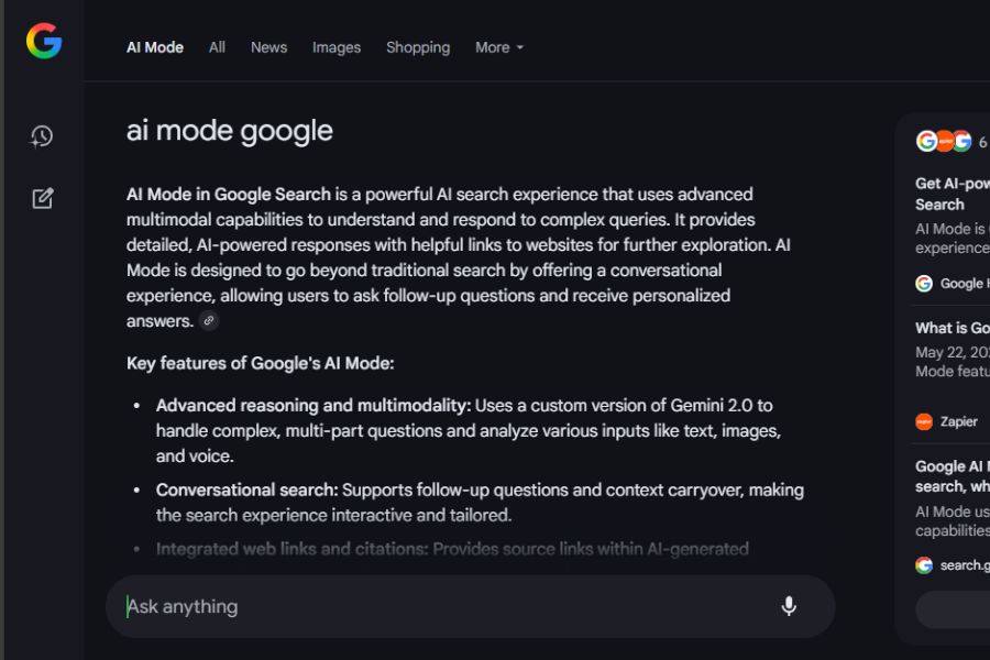 Apa itu AI Mode? Apa Bedanya dengan AI Overviews?